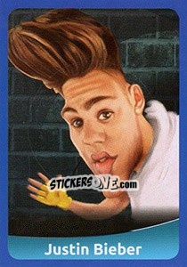 Sticker Justin Bieber - FootballFan 2016 - Simulacija
