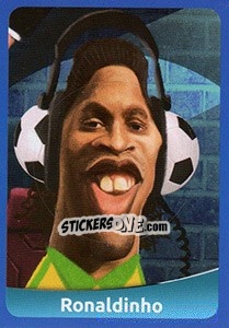 Sticker Ronaldinho - FootballFan 2016 n. 38 - Simulacija