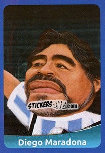 Sticker Diego Maradona - FootballFan 2016 n. 39 - Simulacija