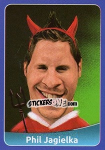 Sticker Phil Jagielka - FootballFan 2016 n. 42 - Simulacija