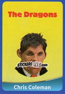 Sticker Slogan / Chris Coleman - FootballFan 2016 n. 61 - Simulacija