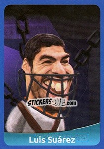 Sticker Luis Suárez - FootballFan 2016 n. 65 - Simulacija