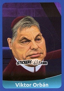 Sticker Viktor Orbán - FootballFan 2016 n. 71 - Simulacija