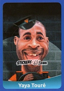 Sticker Yaya Touré - FootballFan 2016 n. 75 - Simulacija