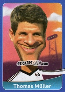 Sticker Thomas Müller - FootballFan 2016 n. 79 - Simulacija