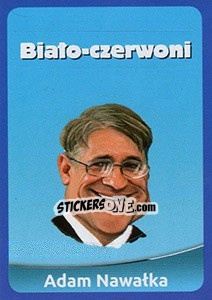 Sticker Slogan / Adam Nawałka - FootballFan 2016 n. 85 - Simulacija