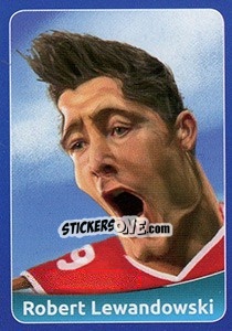 Sticker Robert Lewandowski - FootballFan 2016 n. 89 - Simulacija