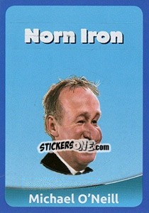 Sticker Slogan / Michael O'Neill - FootballFan 2016 - Simulacija