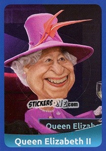 Sticker Queen Elizabeth II - FootballFan 2016 - Simulacija