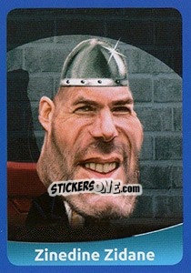 Sticker Zinedine Zidane - FootballFan 2016 n. 106 - Simulacija