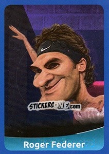 Sticker Roger Federer - FootballFan 2016 n. 108 - Simulacija