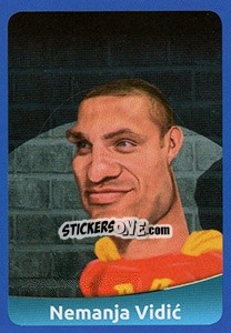 Sticker Nemanja Vidic - FootballFan 2016 n. 111 - Simulacija