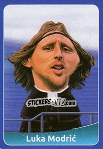 Sticker Luka Modric - FootballFan 2016 n. 120 - Simulacija