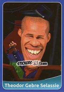 Sticker Theodor Gebre Selassie - FootballFan 2016 n. 127 - Simulacija