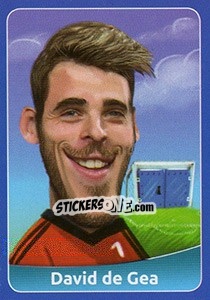 Sticker David de Gea - FootballFan 2016 n. 130 - Simulacija