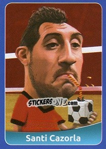 Sticker Santi Cazorla - FootballFan 2016 n. 131 - Simulacija