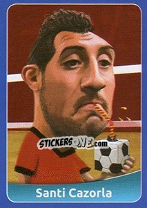 Sticker Santi Cazorla - FootballFan 2016 - Simulacija