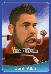 Sticker Jordi Alba - FootballFan 2016 n. 133 - Simulacija