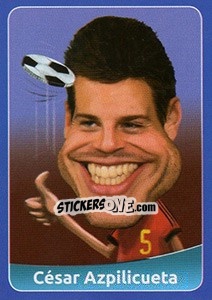 Sticker César Azpilicueta - FootballFan 2016 n. 134 - Simulacija