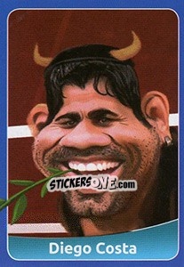 Sticker Diego Costa - FootballFan 2016 n. 135 - Simulacija