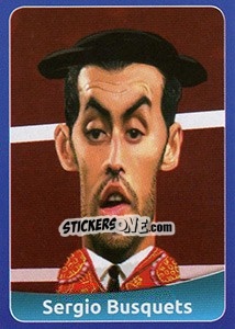Sticker Sergio Busquets - FootballFan 2016 n. 136 - Simulacija