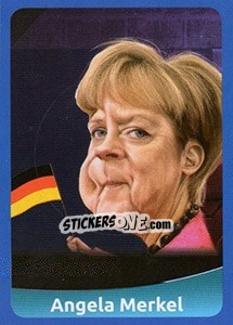 Sticker Angela Merkel - FootballFan 2016 - Simulacija