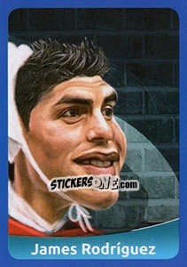 Sticker James Rodríguez - FootballFan 2016 n. 149 - Simulacija