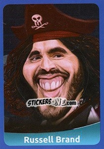 Sticker Russell Brand - FootballFan 2016 n. 153 - Simulacija