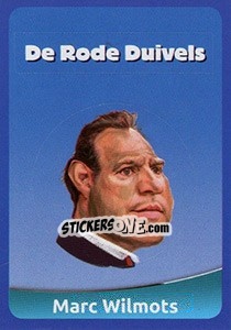 Sticker Slogan / Marc Wilmots