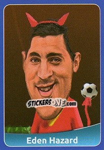 Sticker Eden Hazard - FootballFan 2016 n. 160 - Simulacija
