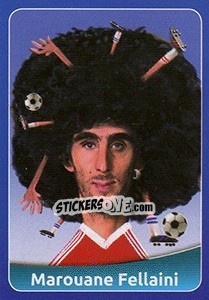 Sticker Marouane Fellaini - FootballFan 2016 n. 161 - Simulacija