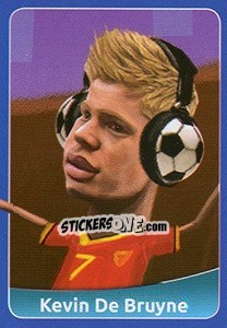 Sticker Kevin De Bruyne - FootballFan 2016 n. 163 - Simulacija