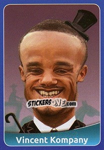 Sticker Vincent Kompany - FootballFan 2016 n. 164 - Simulacija