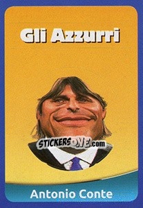 Sticker Slogan / Antonio Conte - FootballFan 2016 n. 165 - Simulacija