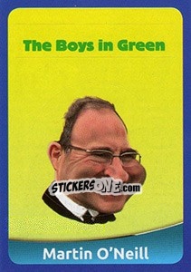 Sticker Slogan / Martin O'Neill - FootballFan 2016 n. 181 - Simulacija