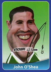 Sticker John O'Shea - FootballFan 2016 n. 182 - Simulacija
