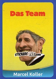 Sticker Slogan / Marcel Koller - FootballFan 2016 - Simulacija