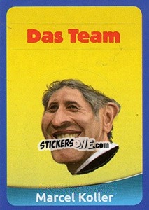 Sticker Slogan / Marcel Koller - FootballFan 2016 n. 185 - Simulacija
