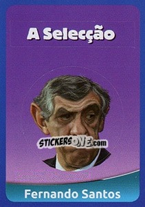 Sticker Slogan / Fernando Santos - FootballFan 2016 n. 197 - Simulacija