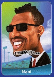 Sticker Nani - FootballFan 2016 n. 203 - Simulacija