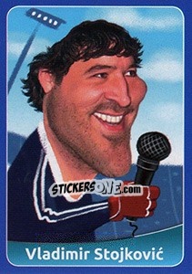 Sticker Vladimir Stojkovic - FootballFan 2016 n. 206 - Simulacija