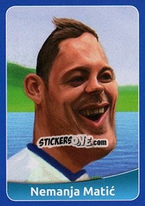 Sticker Nemanja Matic - FootballFan 2016 n. 211 - Simulacija