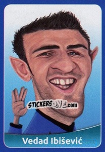 Sticker Vedad Ibiševic - FootballFan 2016 n. 215 - Simulacija