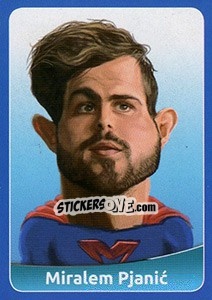 Sticker Miralem Pjanic - FootballFan 2016 n. 218 - Simulacija