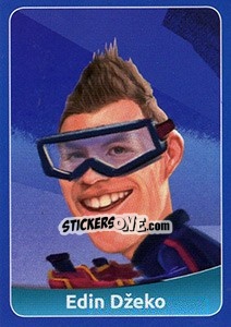 Sticker Edin Džeko - FootballFan 2016 n. 219 - Simulacija