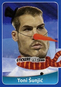 Sticker Toni Šunjic - FootballFan 2016 - Simulacija