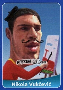 Sticker Nikola Vukcevic - FootballFan 2016 n. 223 - Simulacija