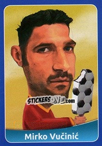 Sticker Mirko Vucinic - FootballFan 2016 n. 225 - Simulacija