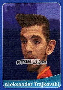 Sticker Aleksandar Trajkovski - FootballFan 2016 n. 235 - Simulacija