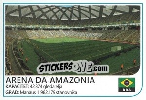 Sticker Arena Da Amazonia - Brazil 2014 n. 3 - Rafo
